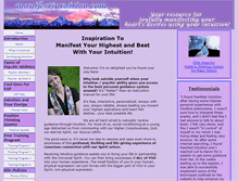 Tablet Screenshot of manifestintuition.com